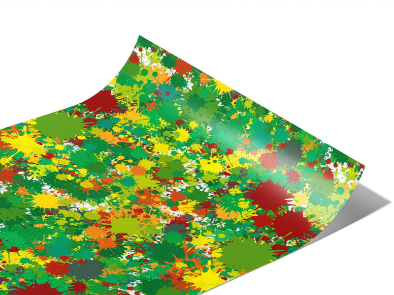 Wild Life Paint Splatter Vinyl Wraps~Rwraps Series 914 Digitally Printed Vinyl Wrap~0