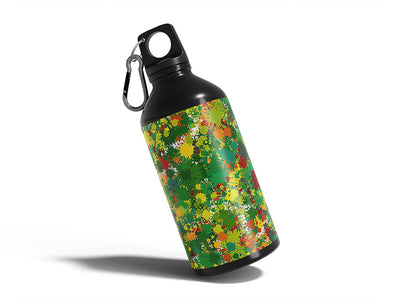 wild life paint splatter Water Bottle DIY Stickers