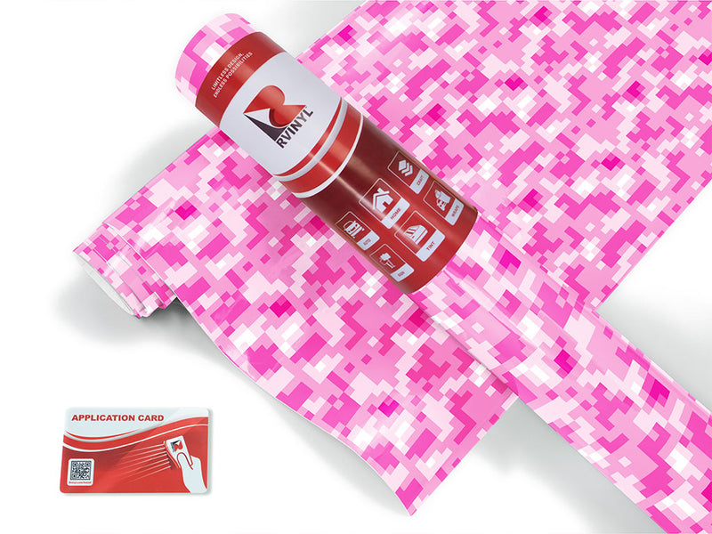 wild orchids pixel Craft Vinyl Roll