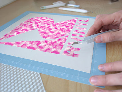 wild orchids pixel Easy Weed Craft Vinyl