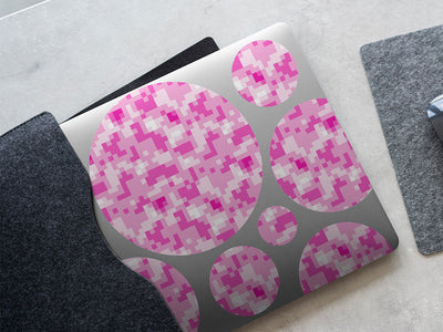 wild orchids pixel DIY Laptop Stickers