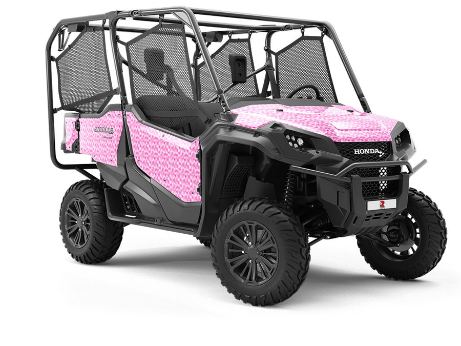 Wild Orchids Pixel Utility Vehicle Vinyl Wrap