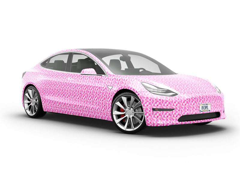 Wild Orchids Pixel Vehicle Vinyl Wrap