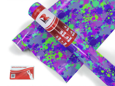 wild ride paint splatter Craft Vinyl Roll