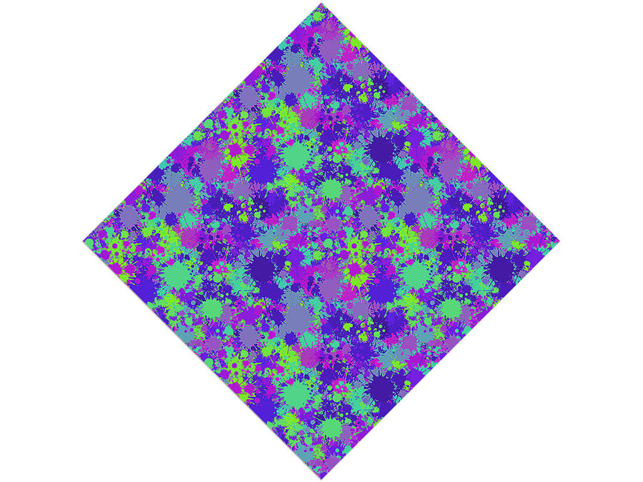 Wild Ride Paint Splatter Vinyl Wrap Pattern