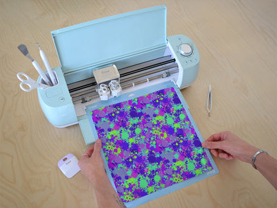 wild ride paint splatter Cricut Compatible Vinyl