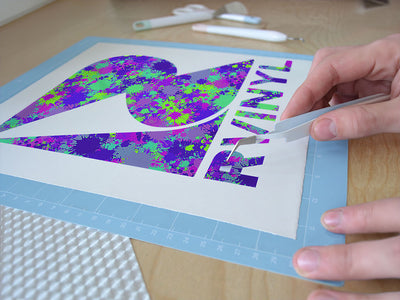 wild ride paint splatter Easy Weed Craft Vinyl