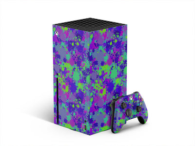 wild ride paint splatter XBOX DIY Decal
