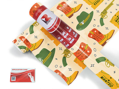 wild west  Craft Vinyl Roll
