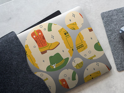 wild west  DIY Laptop Stickers