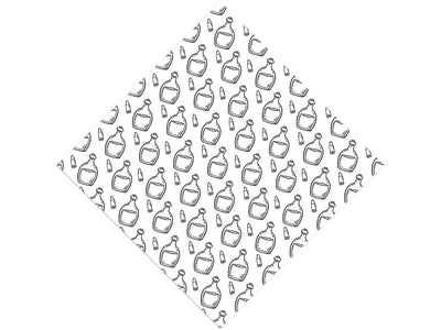 Wild West Alcohol Vinyl Wrap Pattern