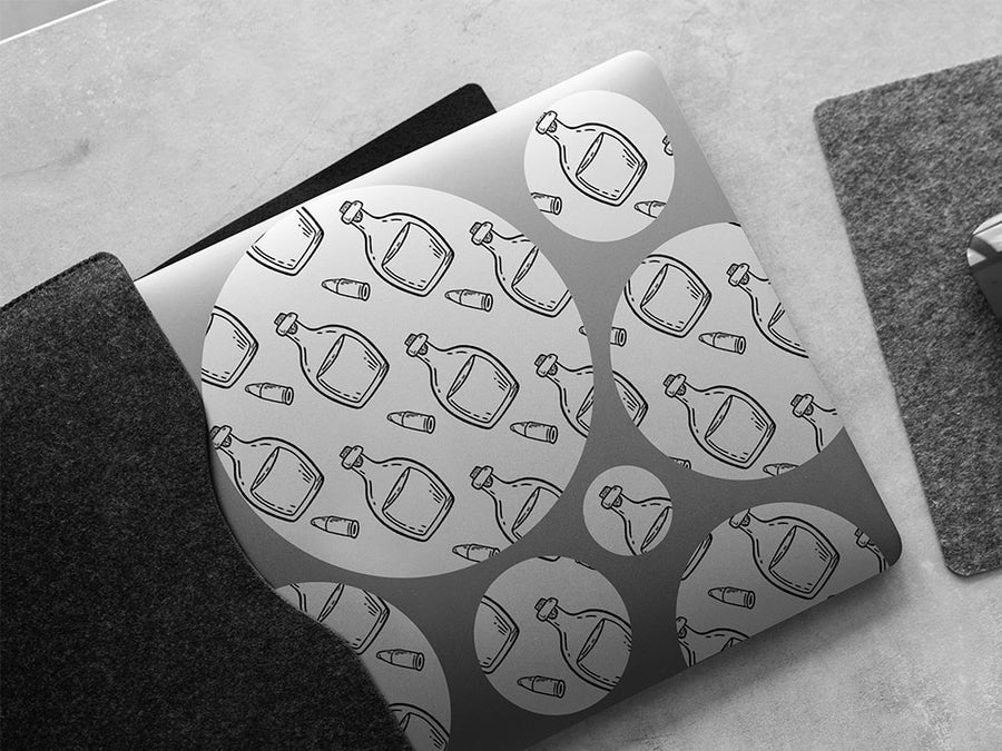 wild west alcohol DIY Laptop Stickers