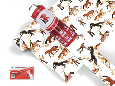 wild wrangling western Craft Vinyl Roll