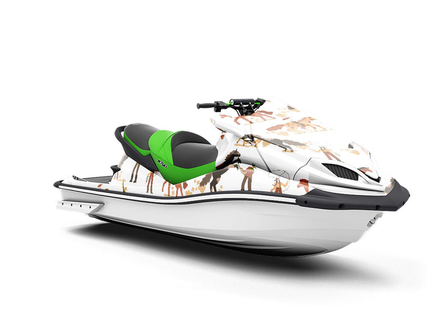 Wild Wrangling Cowboy Jet Ski Vinyl Customized Wrap
