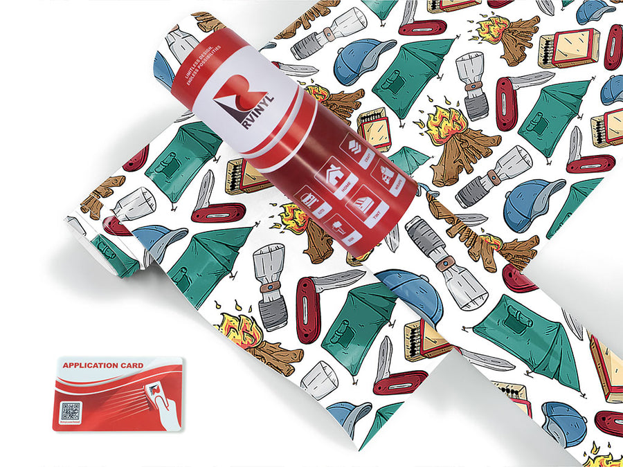 wilderness adventures camping Craft Vinyl Roll