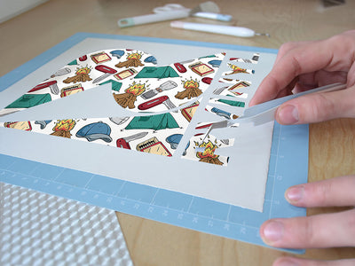 wilderness adventures camping Easy Weed Craft Vinyl