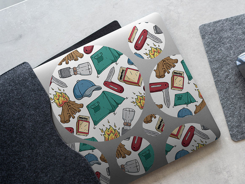 wilderness adventures camping DIY Laptop Stickers