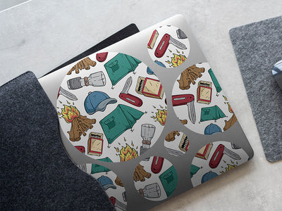 wilderness adventures camping DIY Laptop Stickers