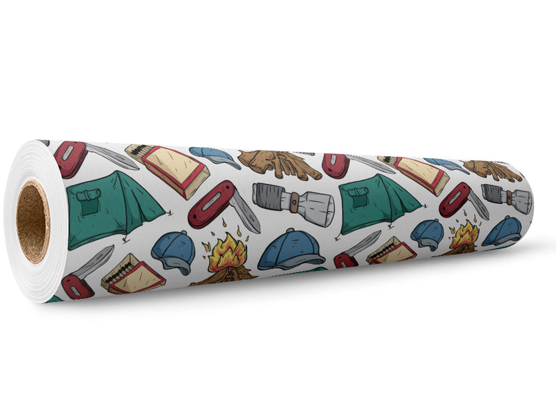 Wilderness Adventures Camping Wrap Film Wholesale Roll~Rwraps Series 914 Digitally Printed Vinyl Roll~5