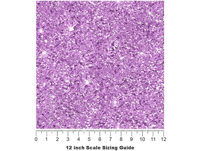 Wilting Violet Gemstone Vinyl Film Pattern Size 12 inch Scale~Rwraps Wilting Violet Gemstone Sizing Chart~2