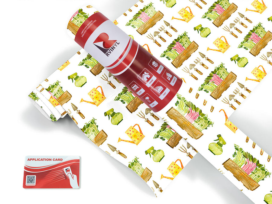 window boxes gardening Craft Vinyl Roll