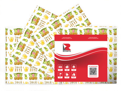 window boxes gardening Craft Vinyl Sheet Pack