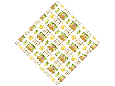 Window Boxes Gardening Vinyl Wrap Pattern