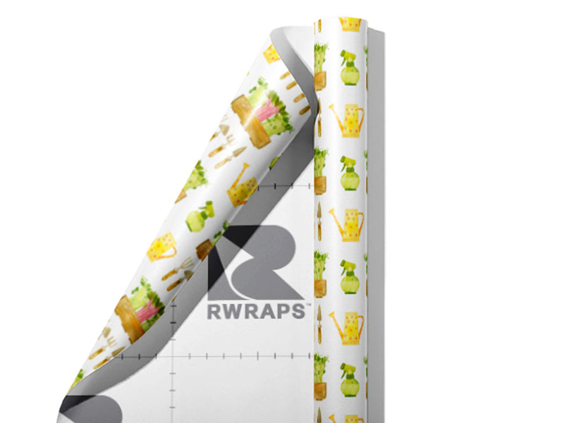 Window Boxes Gardening Wrap Film Sheets~Rwraps Series 914 Window Boxes Gardening Scrolled Sheet~3
