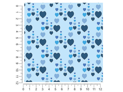 window rain heart 1ft x 1ft Craft Sheets