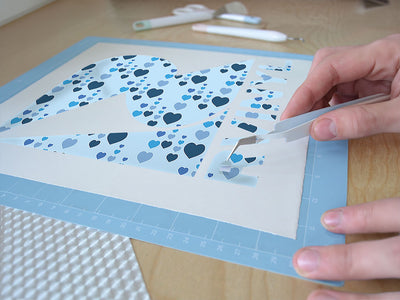 window rain heart Easy Weed Craft Vinyl