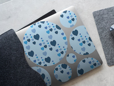 window rain heart DIY Laptop Stickers