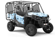 Window Rain Heart Utility Vehicle Vinyl Wrap