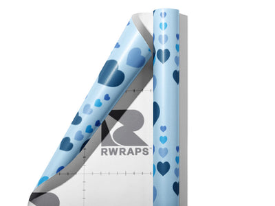 Window Rain Heart Wrap Film Sheets~Rwraps Series 914 Window Rain Heart Scrolled Sheet~3