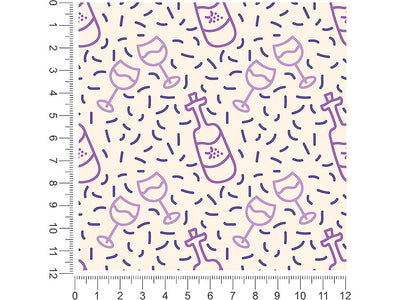 wine o-clock alcohol 1ft x 1ft Craft Sheets