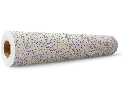 Wine O-Clock Alcohol Wrap Film Wholesale Roll~Rwraps Series 914 Digitally Printed Vinyl Roll~5