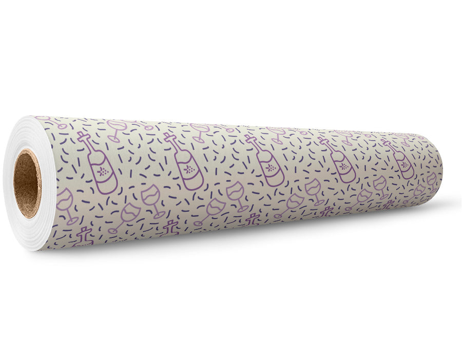 Wine O-Clock Alcohol Wrap Film Wholesale Roll~Rwraps Series 914 Digitally Printed Vinyl Roll~5