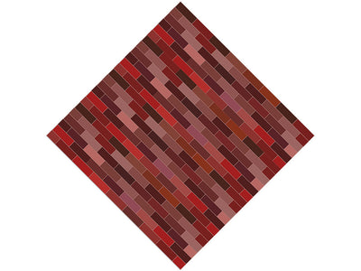 Wine Red Brick Vinyl Wrap Pattern