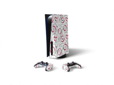 wine stains alcohol Sony PS5 DIY Skin