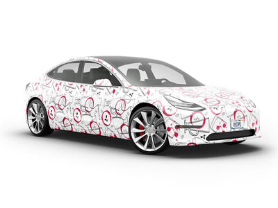 Wine Stains Alcohol Vehicle Vinyl Wrap