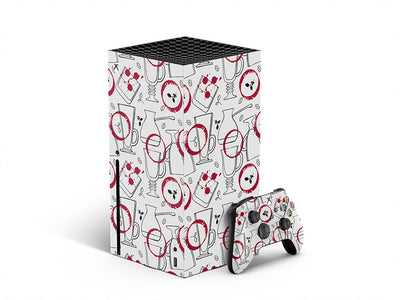 wine stains alcohol XBOX DIY Decal