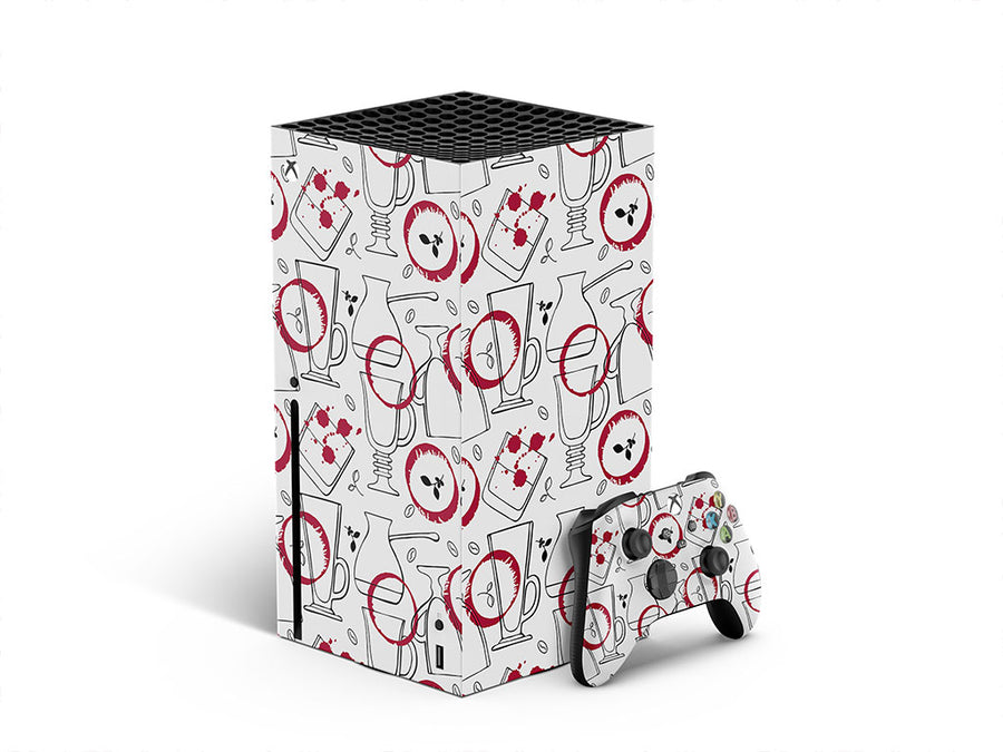 wine stains alcohol XBOX DIY Decal