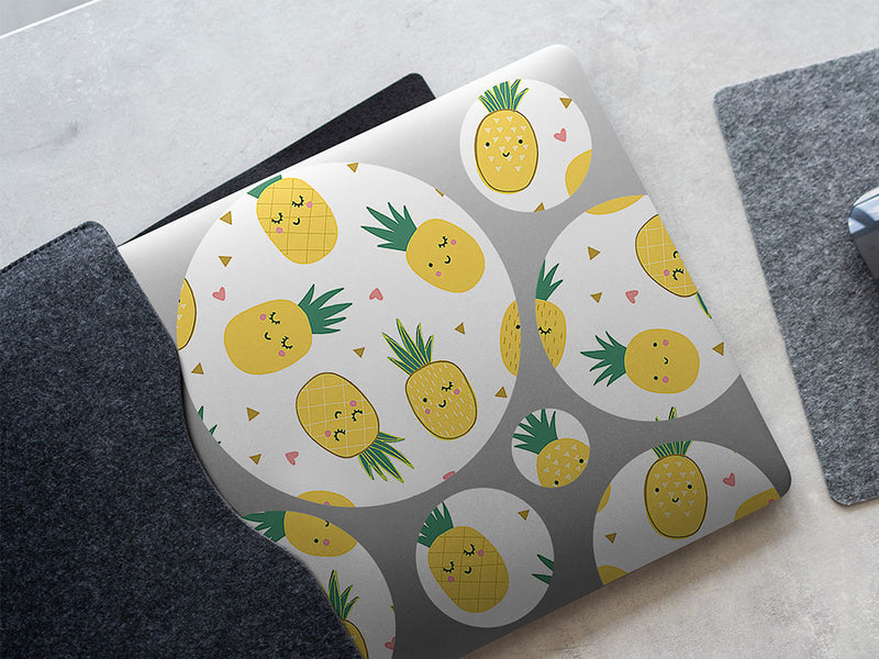 wink and smile fruit DIY Laptop Stickers