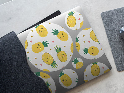 wink and smile fruit DIY Laptop Stickers