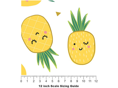 Wink and Smile Fruit Vinyl Film Pattern Size 12 inch Scale~Rwraps Wink and Smile Fruit Sizing Chart~2