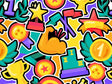 Winner Winner Sticker Bomb Vinyl Wrap Pattern~Rwraps Series 914 Digitally Printed Vinyl Wrap~0