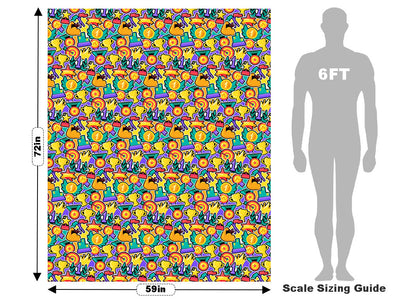 Winner Winner Sticker Bomb Vehicle Wrap Scale~Rwraps Series 914 Winner Winner Sticker Bomb Measurements~2