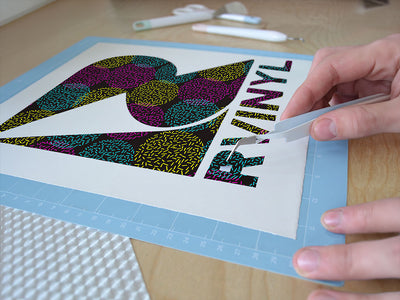 winners celebration abstract geometric Easy Weed Craft Vinyl