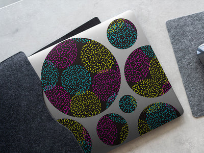 winners celebration abstract geometric DIY Laptop Stickers