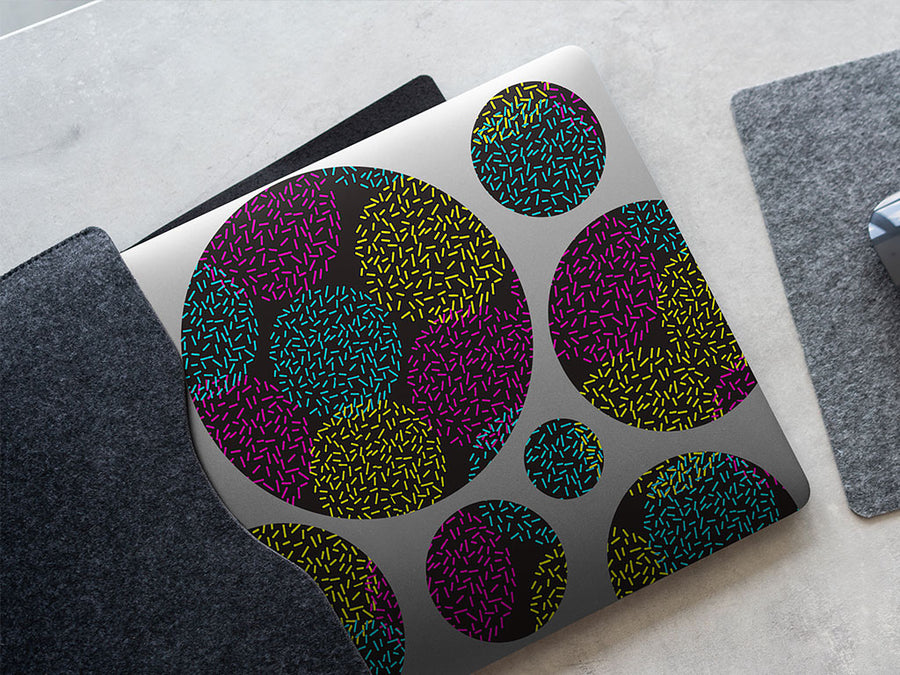 winners celebration abstract geometric DIY Laptop Stickers