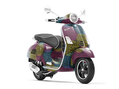 Winners Celebration Abstract Vespa Scooter Wrap Film